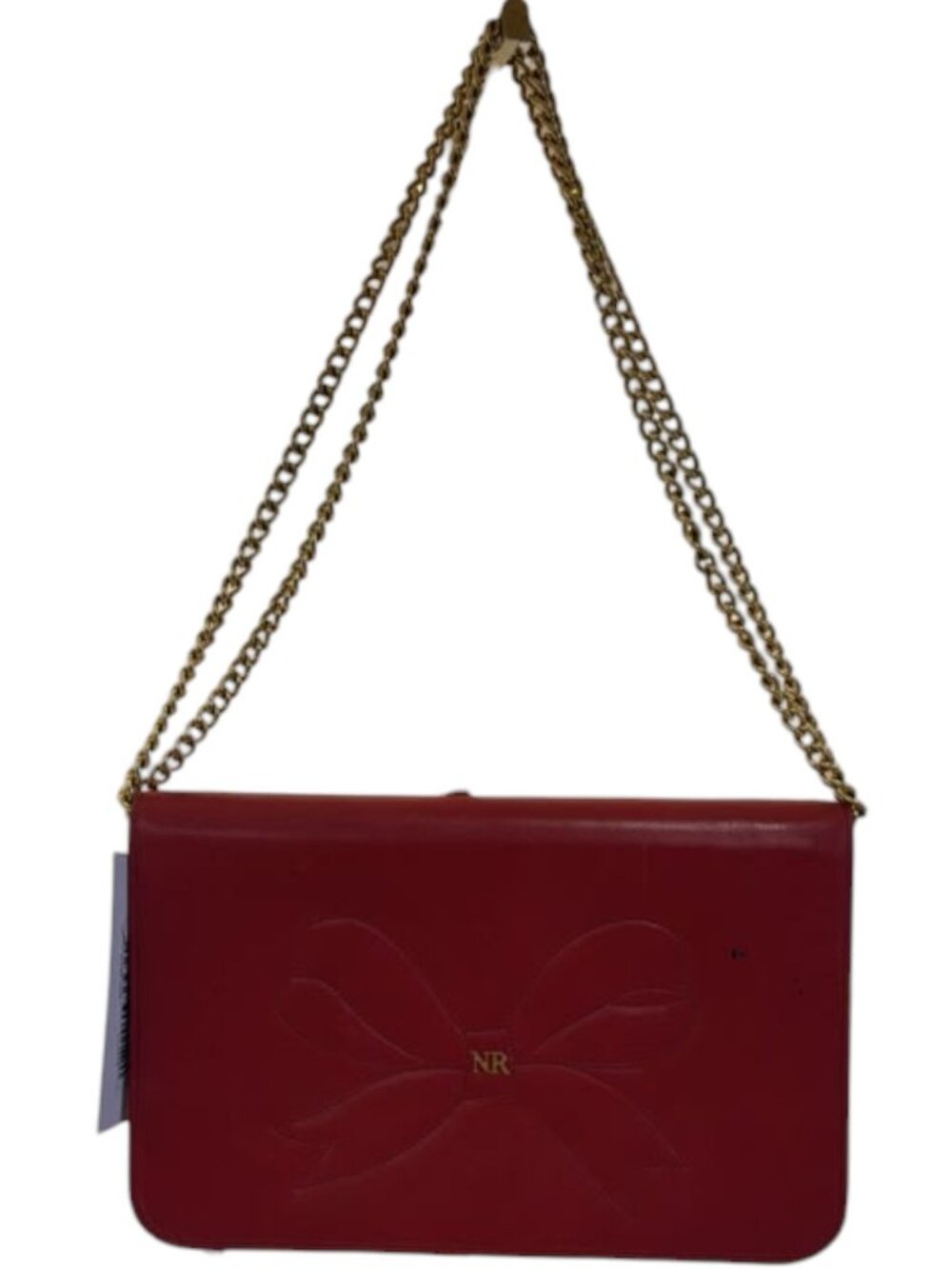 530154CR C1 Nina Ricci Crossbody Bag Red Leather